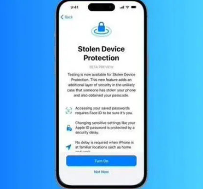 桃山苹果授权维修店分享被盗设备保护功能开启方法 
