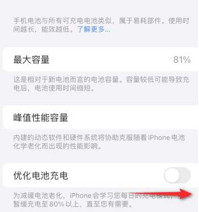 桃山苹果15维修分享iPhone15充电到80%就充不进电了怎么办 