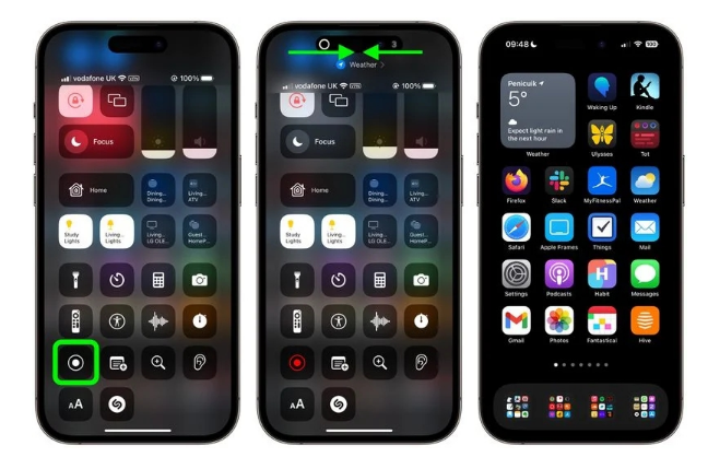 桃山苹果手机维修分享iPhone14录屏如何隐藏灵动岛和红色指示器 
