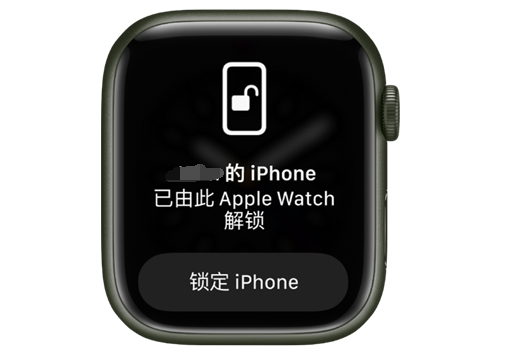 桃山苹果手机维修分享用 AppleWatch 解锁配备面容 ID 的 iPhone方法 